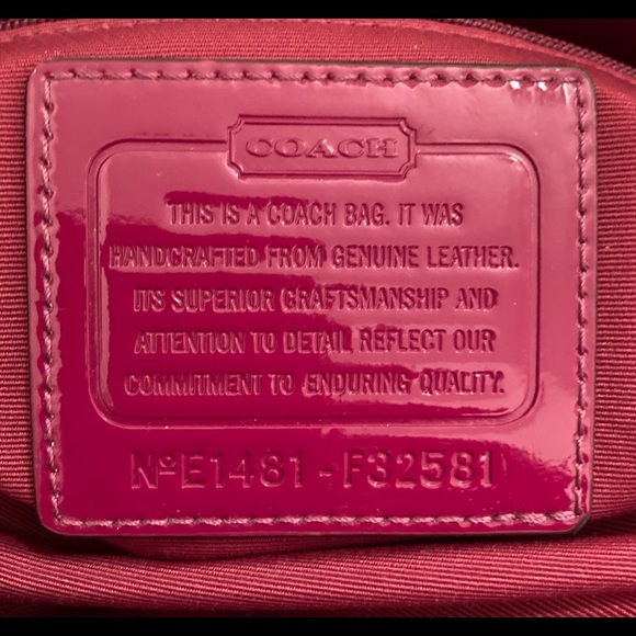 Coach Patent Leather Monogrammed “C” Tote Bag - Picture 12 of 12